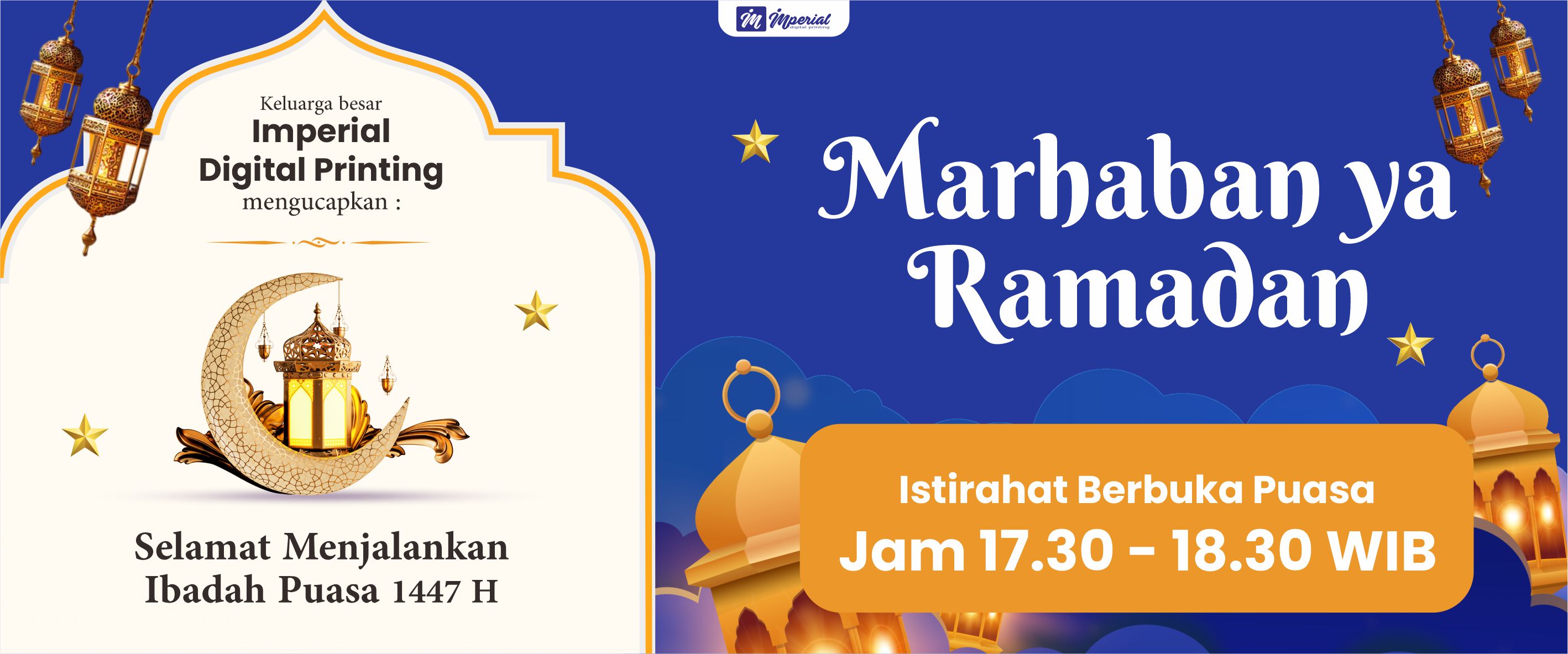 Imperial Digital Printing tetap buka 24 jam selama Puasa